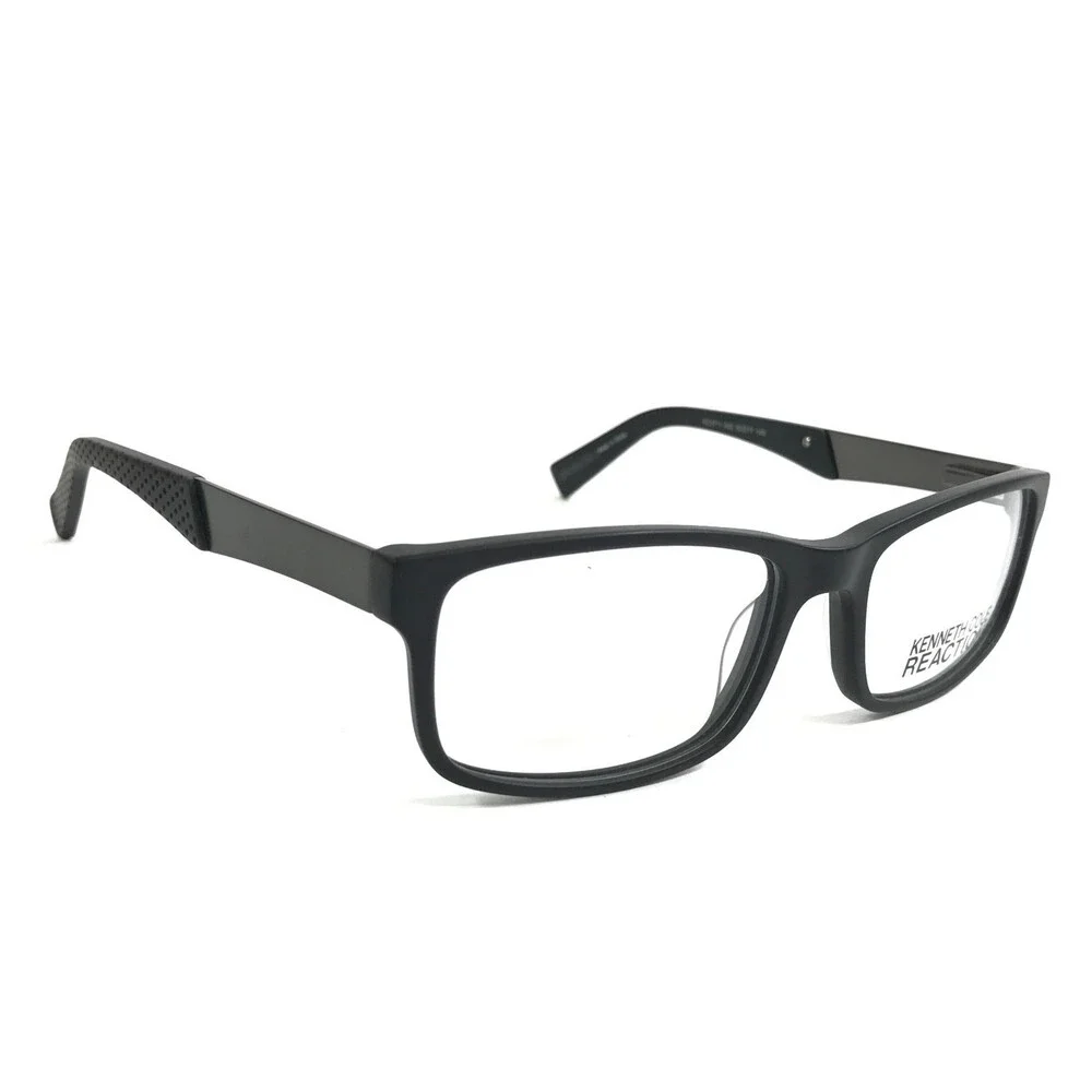 Kenneth Cole Eyeglasses Frames KC0771 002 Black Rectangle Full Rim 53-17-140